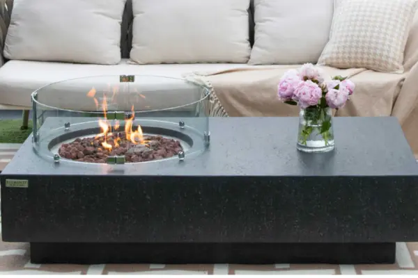 table braséro extérieur design Elementi