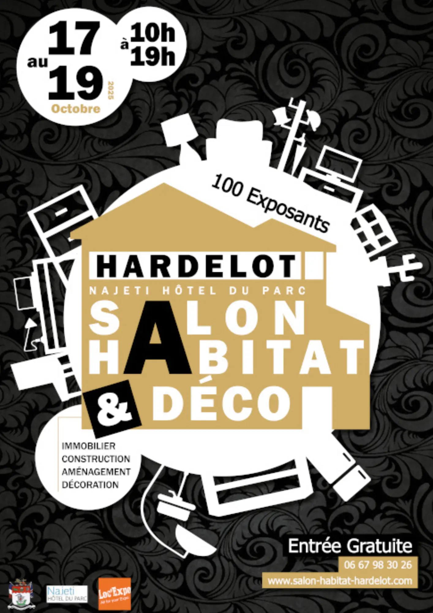 affiche du salon de l'habitat d'Hardelot 2025